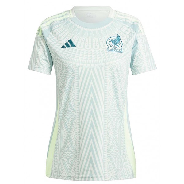 Mexico maillot féminin à l'extérieur deuxième uniforme de football pour femmes vêtements de sport pour dames hauts de football chemise de sport 2024-2025